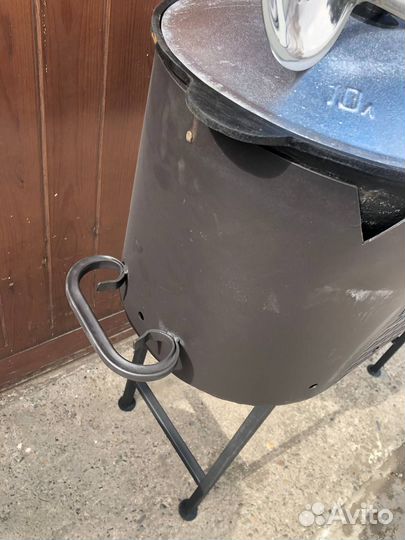 Мангал + казан 10 литров + шампура