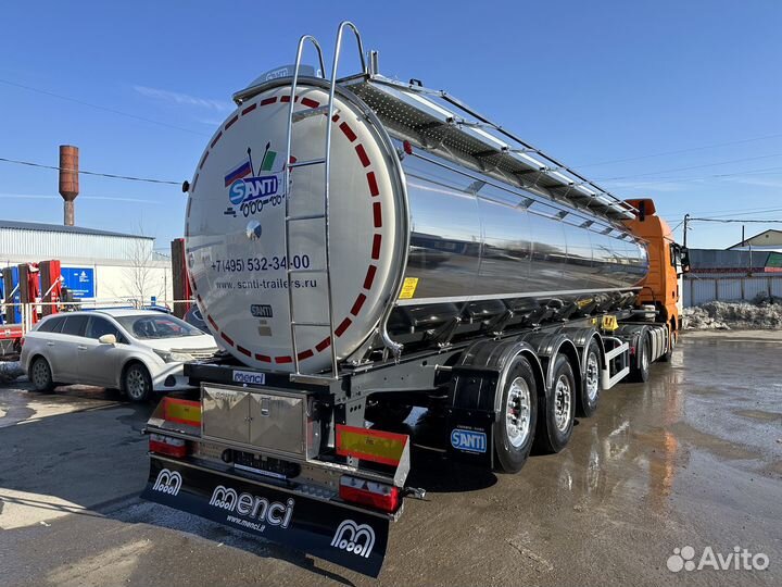 Полуприцеп пищевая цистерна Santi Молоковоз, 2024
