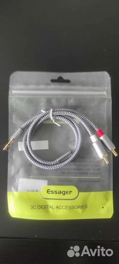 Кабель jack 3.5 2 rca