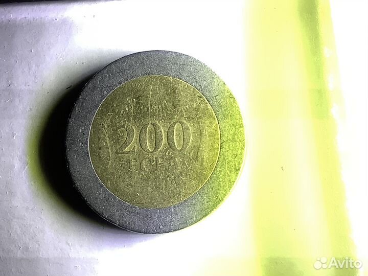 Монета Западная Африка 200 франков 2003 г