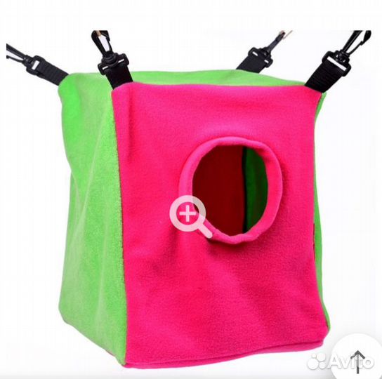 Домик и тоннель тройной для хорька из флиса