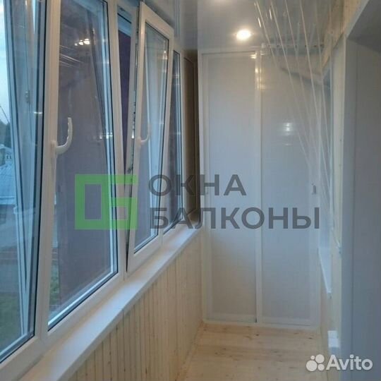 Остекление балконов. Окна пвх