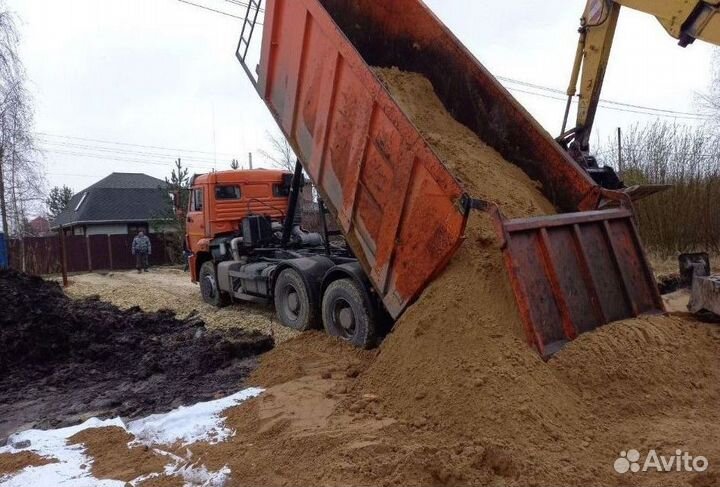 Песокгрунт доставка