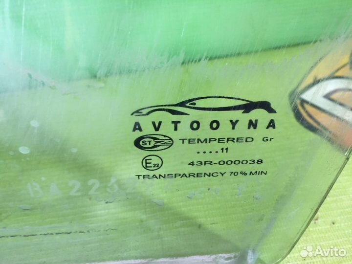 Стекло двери переднее левое Daewoo Nexia N150