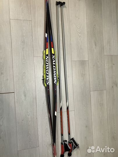 Лыжи беговые salomon коньковые