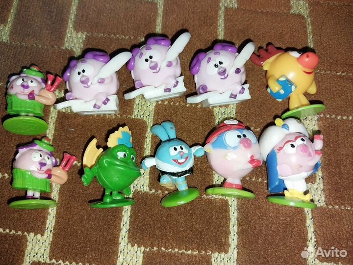 Игрушки смешарики из киндера