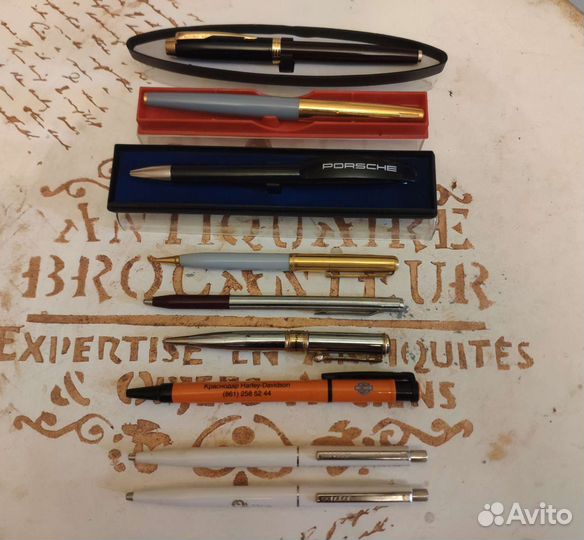 Ручки шариковые перьевые брендированные редкие
