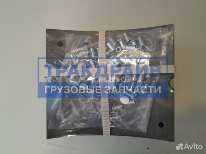 Накладки тормозные WVA 19191 (с заклеп.) комплект