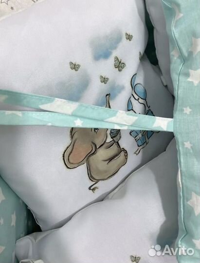 Бортики в детскую кроватку