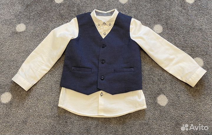 Рубашка и жилетка Mothercare размер 110