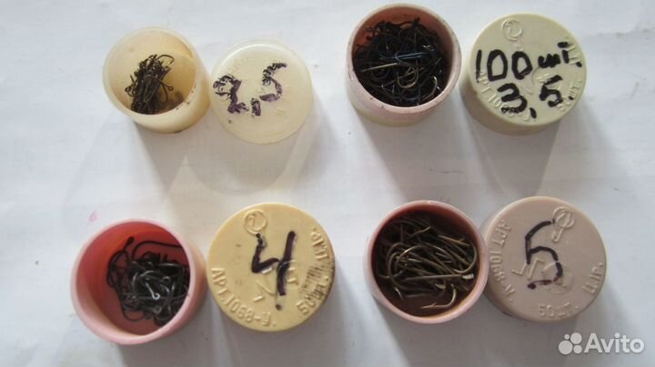 Рыболовные крючки одним лотом. см.описание