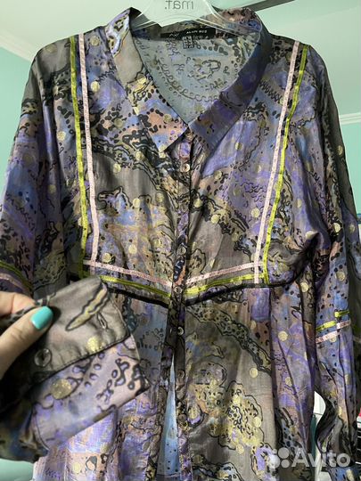 Новая Шелковая блузка 46 размер