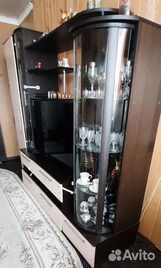 Стенка в гостиную со шкафом под тв бу