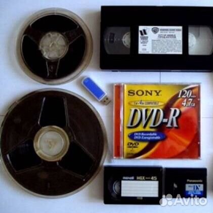 Оцифровка любых аудио- и видеокассет, бобин