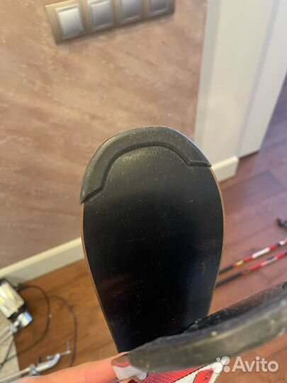 Горные лыжи детские 120 см с креплением