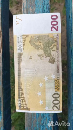 Фейк купюры 200 euro