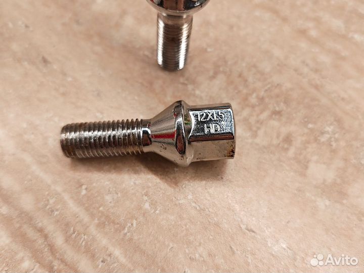 Колесные болты 12х1.5 55мм конус