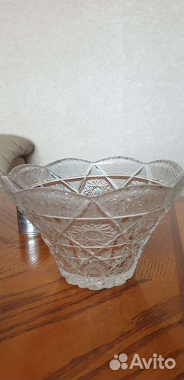Ваза хрустальная большая СССР