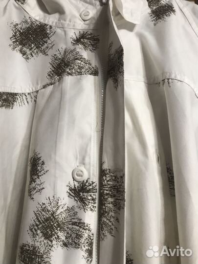 Белый маскировочный халат мираж