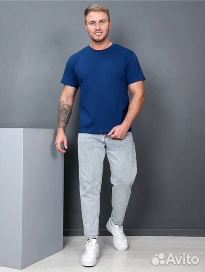 Базовые однотонные футболки оптом