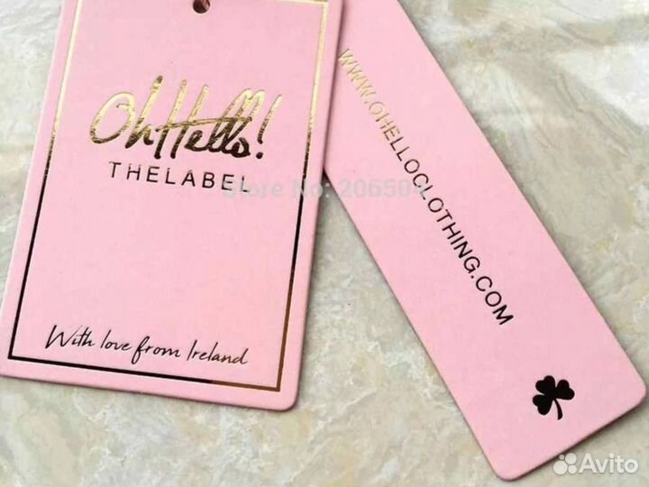 Бирки печать на одежду