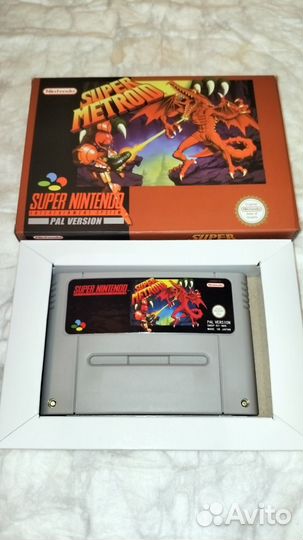 Игра super metroid на snes (pal-версия)