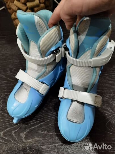 Коньки детские раздвижные 27-30р