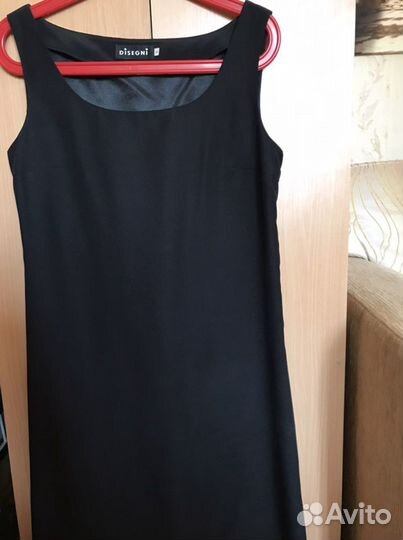 Черные платья 3 шт. (штапель, иск.шелк, парча)