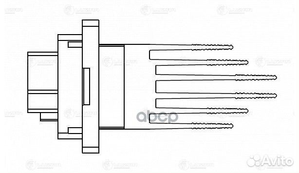 Резистор мотора печки Hyundai Elantra (HD) (06