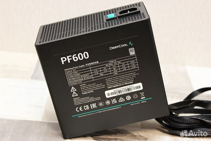 Блок питания Deepcool PF600 - 600W 80+ (Новый)