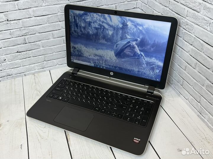 Игровой ноутбук HP 4ядра/8gb/SSD/2gb видео