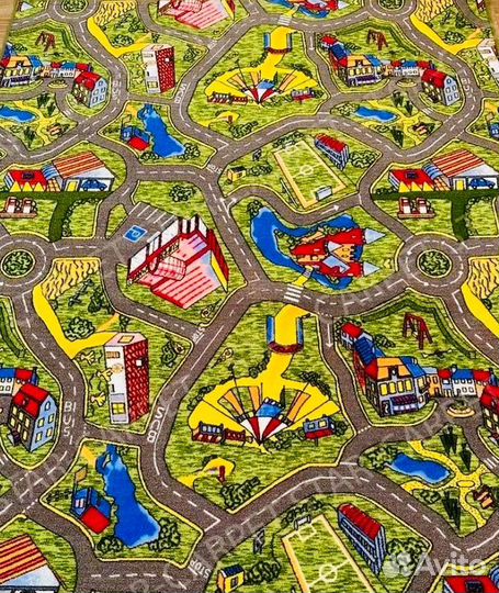 Ковер в детскую Дороги