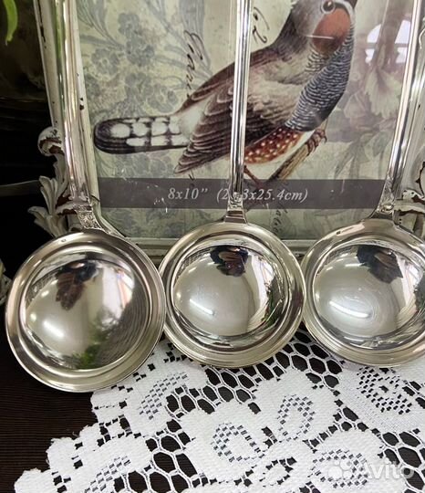 Половники. Франция. Серебрение