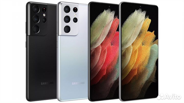 Лоток симкарты Samsung S21 Ultra серебристый