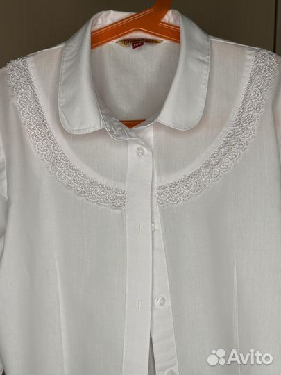 Школьная рубашка блузка 146