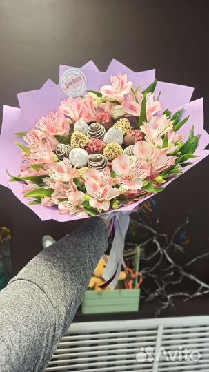 Красивый съедобный букет (цветы, )