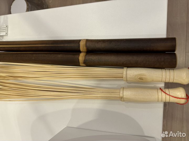 Бамбуковые палки и веники