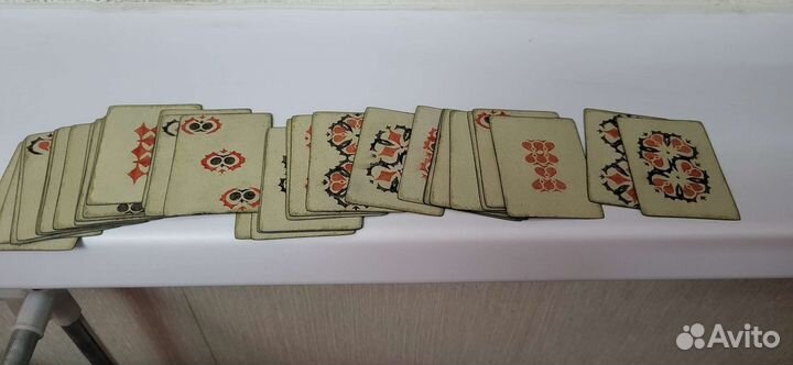 Зоновские игральные карты стирки