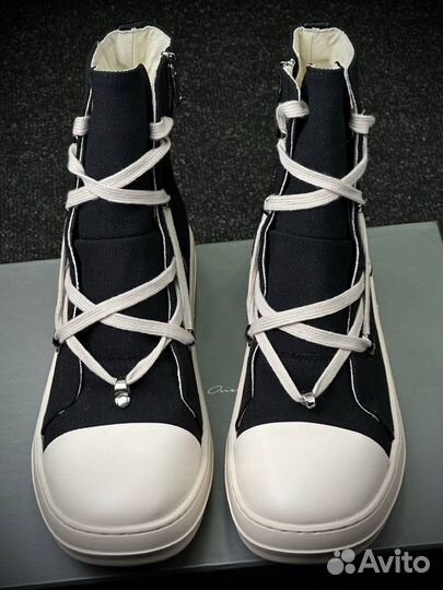 Кеды высокие Rick Owens Drkshdw Hexagram