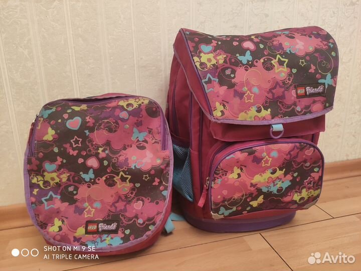 Рюкзак Lego Friends c сумкой для сменки