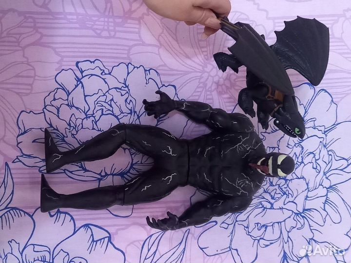 Фигурки-герои беззубик, venom, черепашки -ниндзя