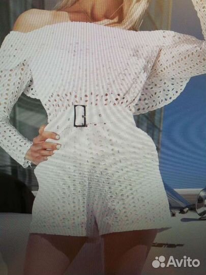 Комбинезон новый кружевной