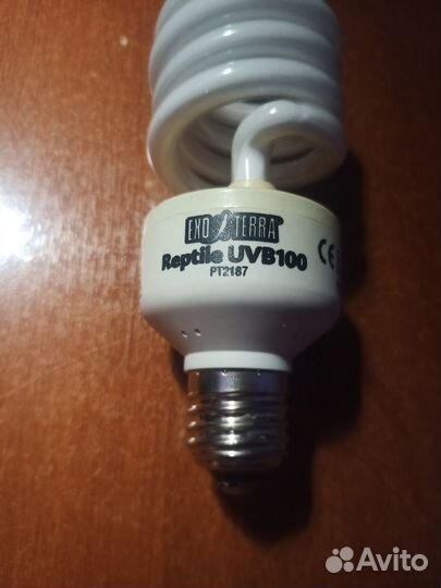 Лампа Exo Terra Reptile UVB100 25W цоколь E27
