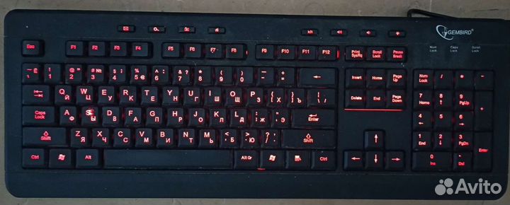 Клавиатура проводная с подсветкой