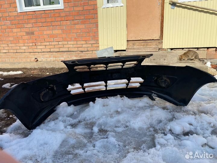 Бампер передний LADA granta чёрный