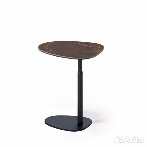 Приставной регулируемый стол NEO коричневый камень