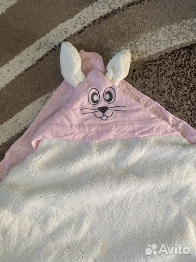 Детское полотенце с капюшоном