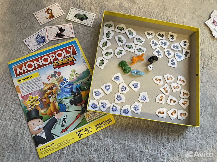 Монополия junior hasbro