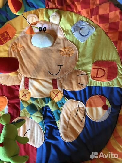 Развивающий детский коврик playgro