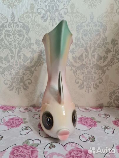 Ваза для цветов Рыбка, керамическая корзина,кувшин